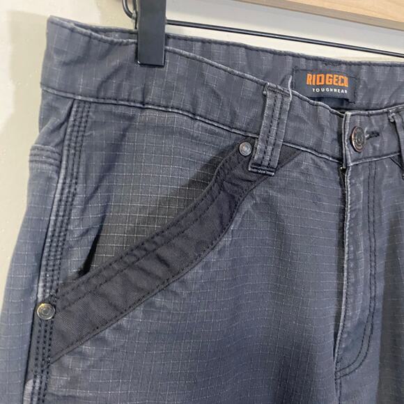 Ridgecut Toughwear Men's Mid-Rise Relaxed Fit Ultra Work Pants Dark Gray Sz 34 - Picture 3 of 12